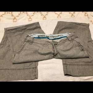 Mossimo linen back pocket pants